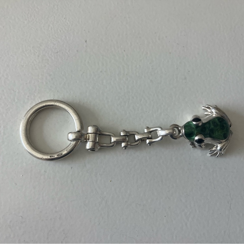 TIFFANY & Co Sterling Silver Frog Keychain